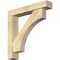 Ekena Millwork Westlake Block Rough Sawn Bracket w/ Offset Brace, Douglas Fir, 6"W x 32"D x 32"H BKT0604X32X32WTL05RDF - alternate 1